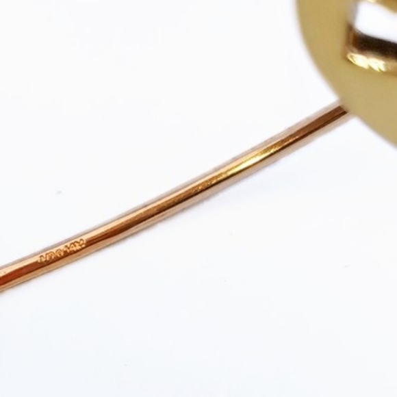 Tory Burch Charm 14K GOLD FILLED Bangle Bracelet - Picture 5 of 7